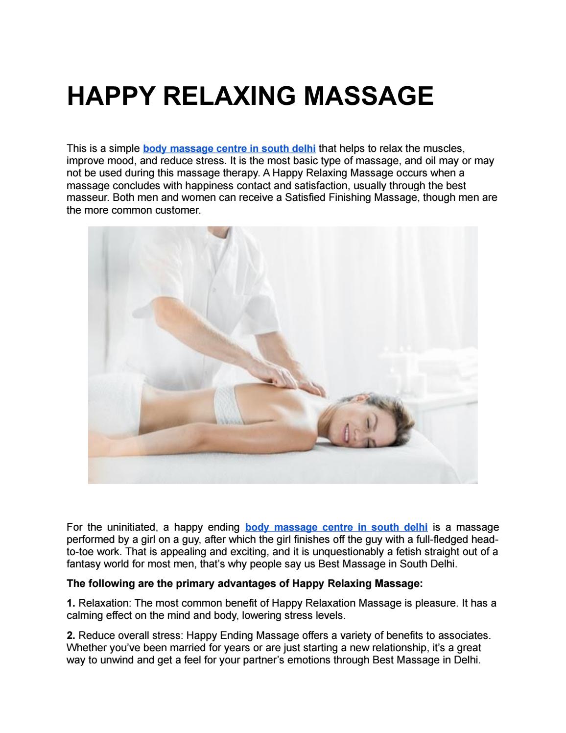 best massage happy ending