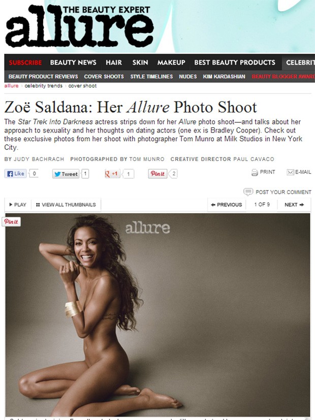 darren randle recommends zoe saldana leaked pic