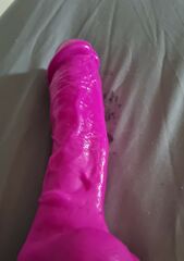 blair mueller recommends big pink dildo pic