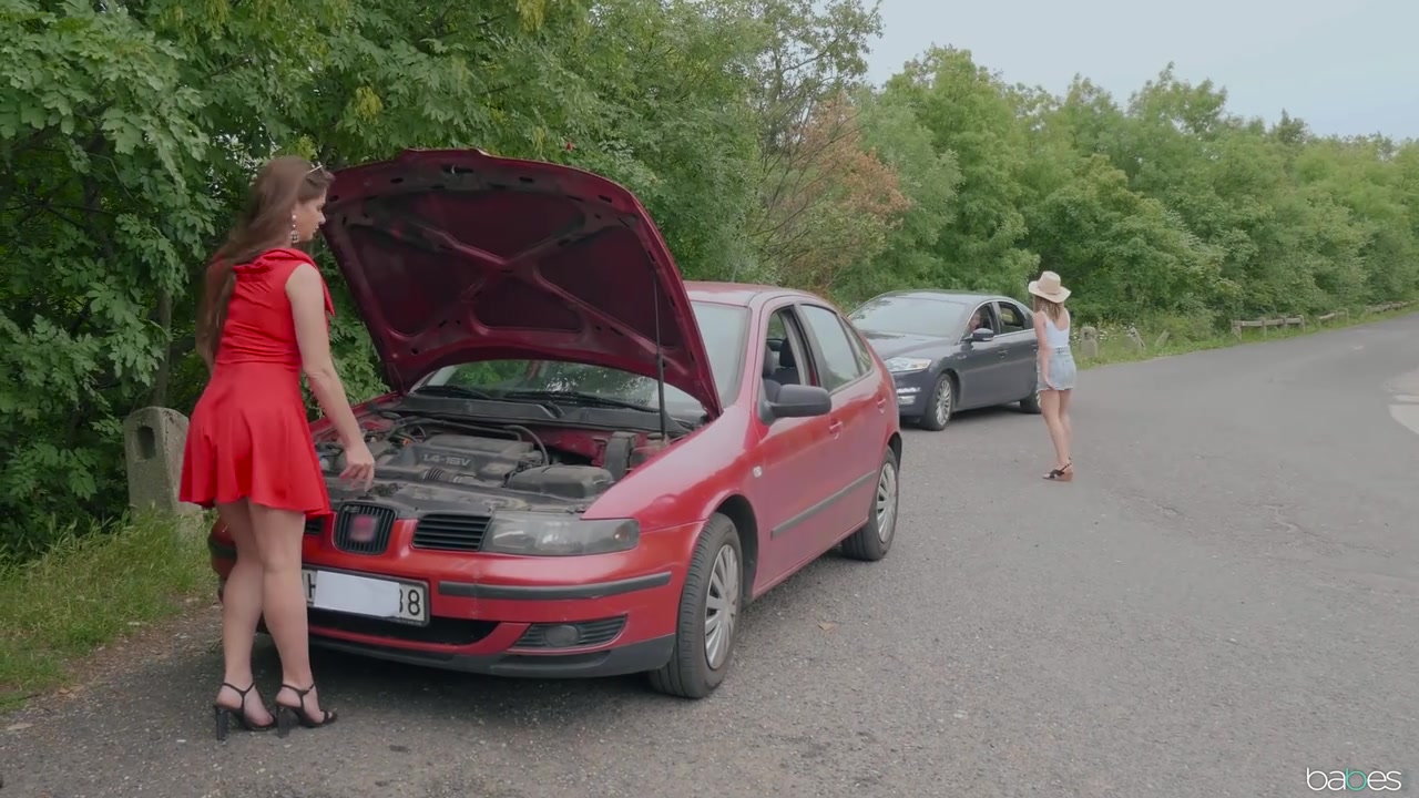 constance wall add broken down car porn photo