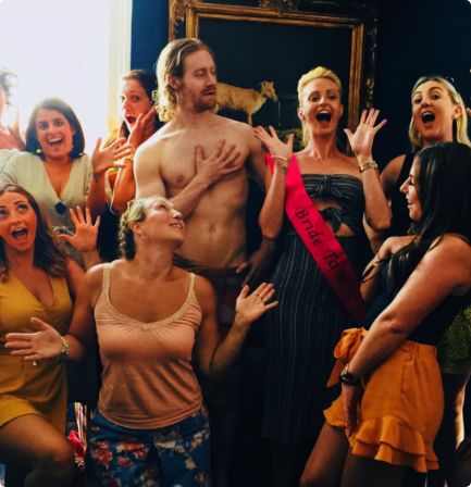 christopher cheshier recommends cfnm hen night pic