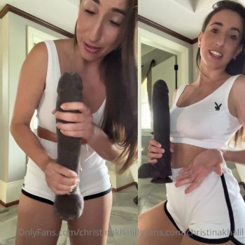 bella mina recommends christina khalil dildo pic