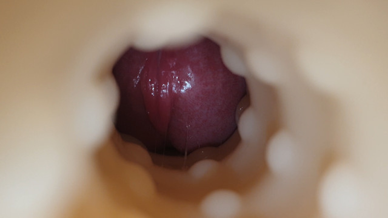 cumshot inside fleshlight