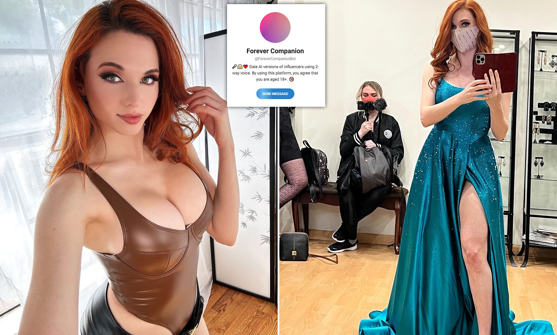 chloe thurston add amouranth sex machine photo