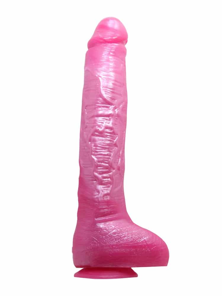 Big Pink Dildo moaning loud