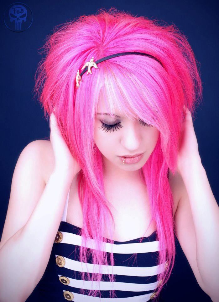 crystal weems recommends Pink Hair Emo