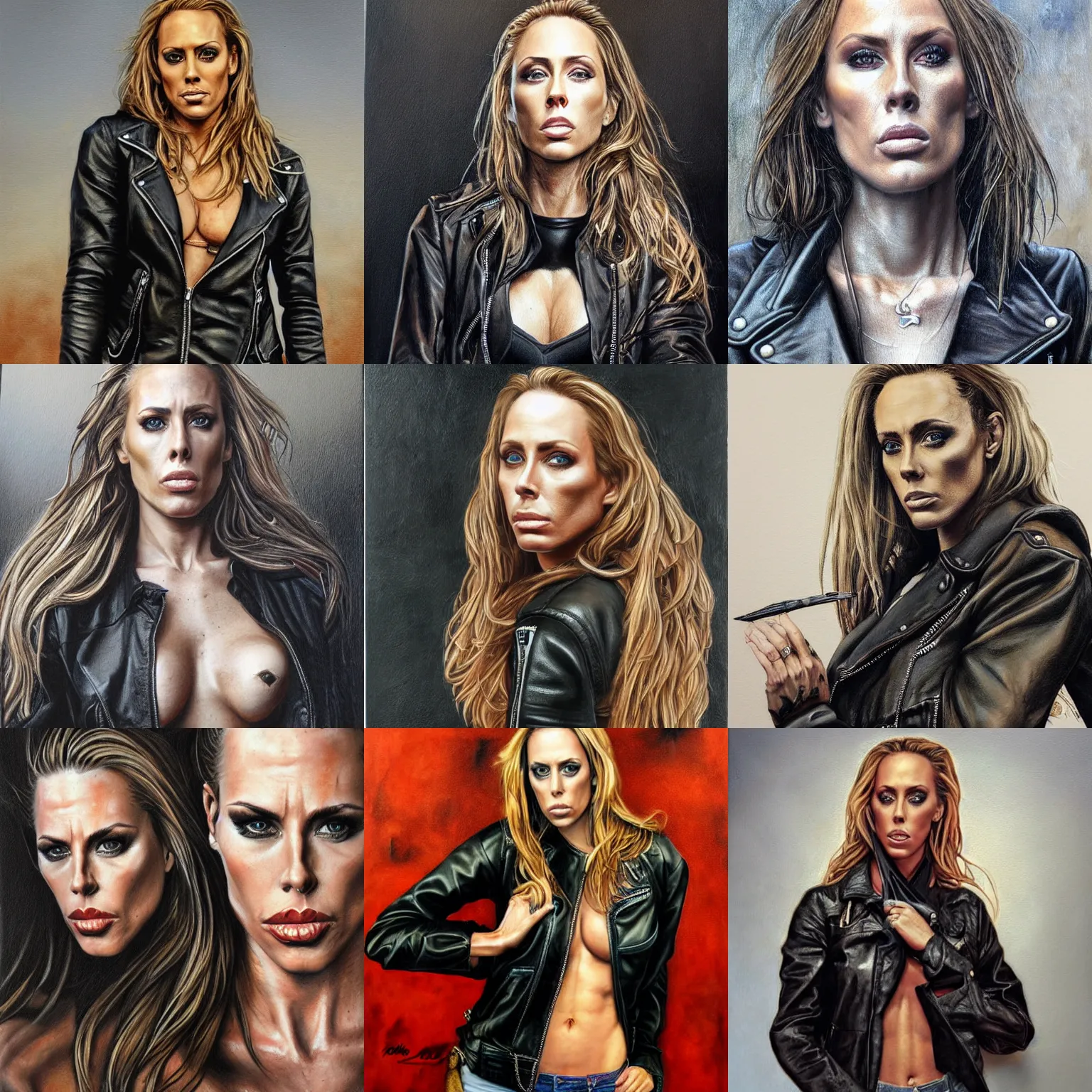 Best of Nicole aniston leather