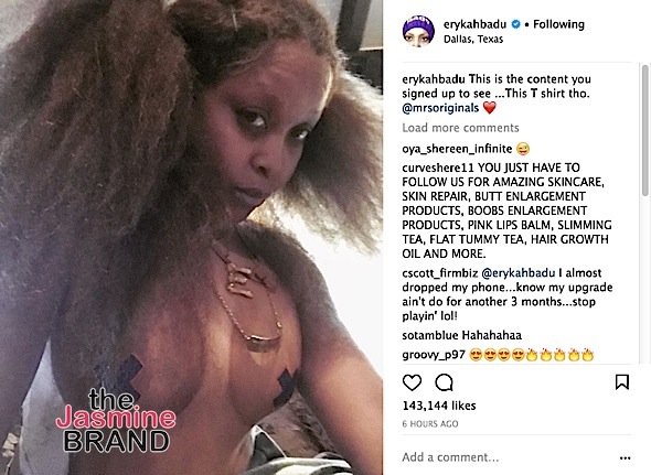 adrian inocencio recommends erykah badu naked pics pic