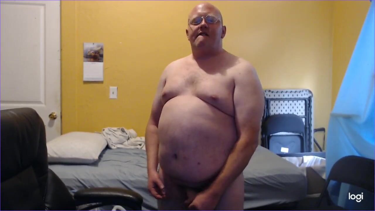 fat men jerking off