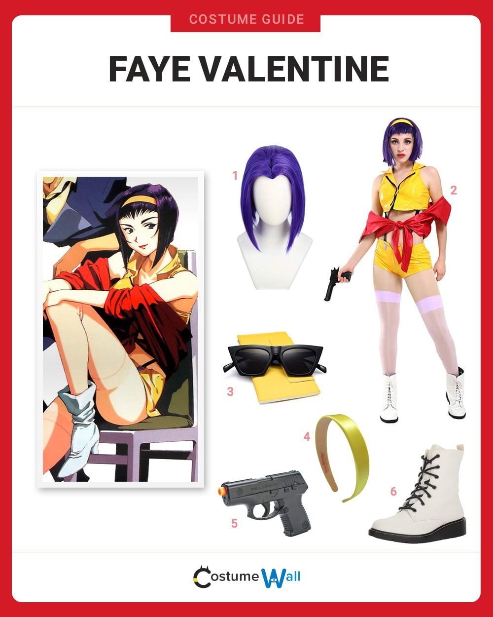 Faye Valentine Cosplay kte damer