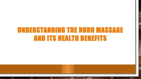 aaron kidder recommends Nuru Massage Full Videos