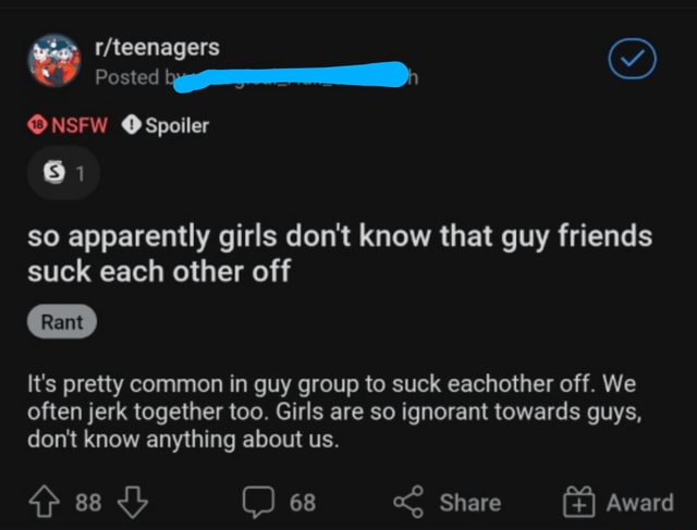 friends suck each other