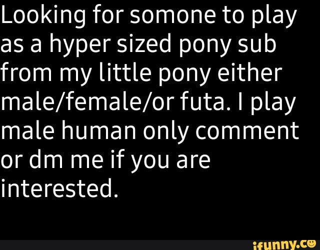 Futa Pony cyber cam