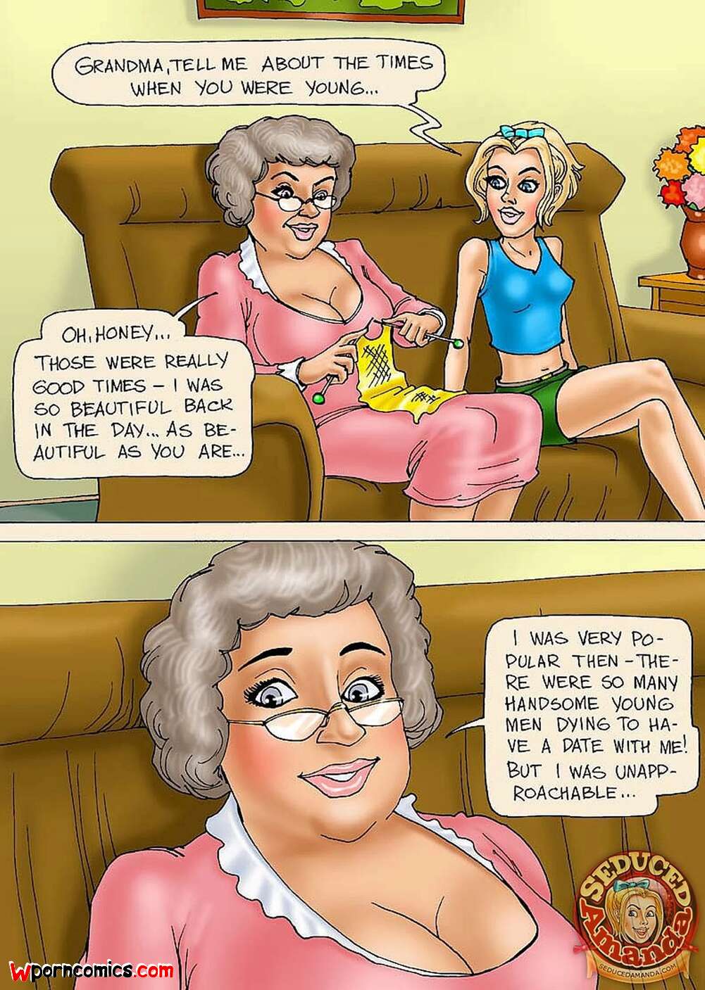 grandma granddaughter porn