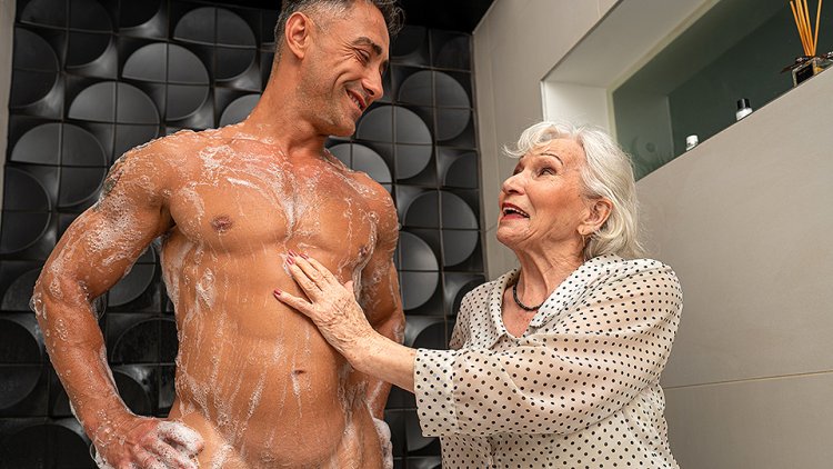 cole plunkett recommends grandma shower porn pic