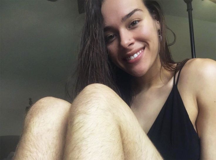 hairy spread legs