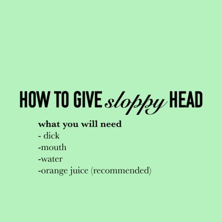 How To Give Sloppy Head tantra osnabrueck