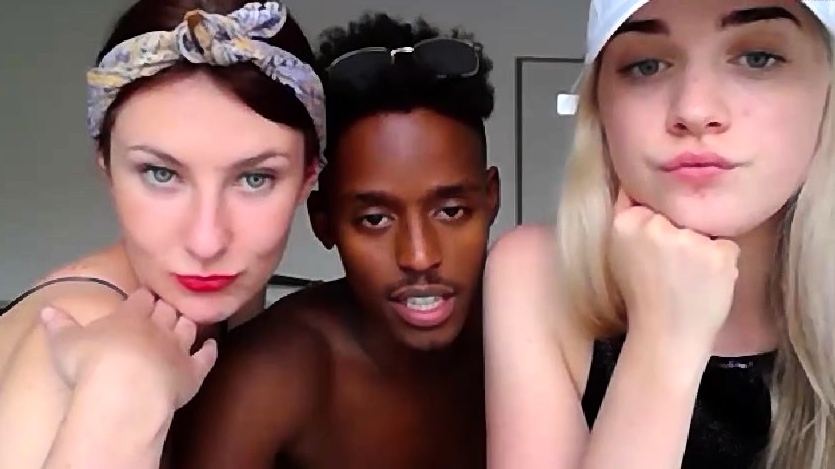 carl danna recommends interracial threesome videos pic