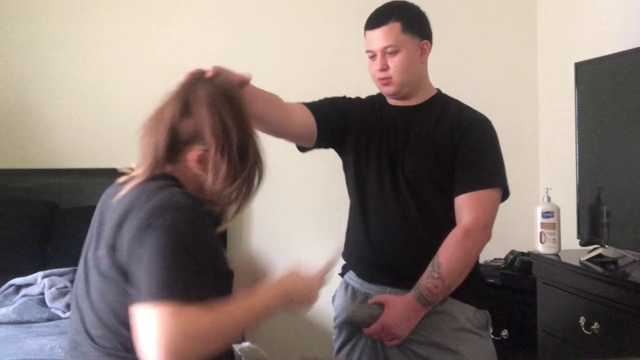 brother bangs sister