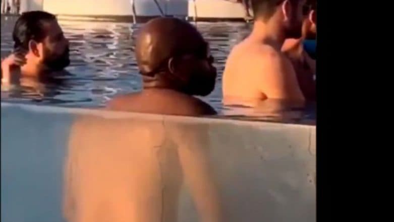 Best of Jacking off in the pool