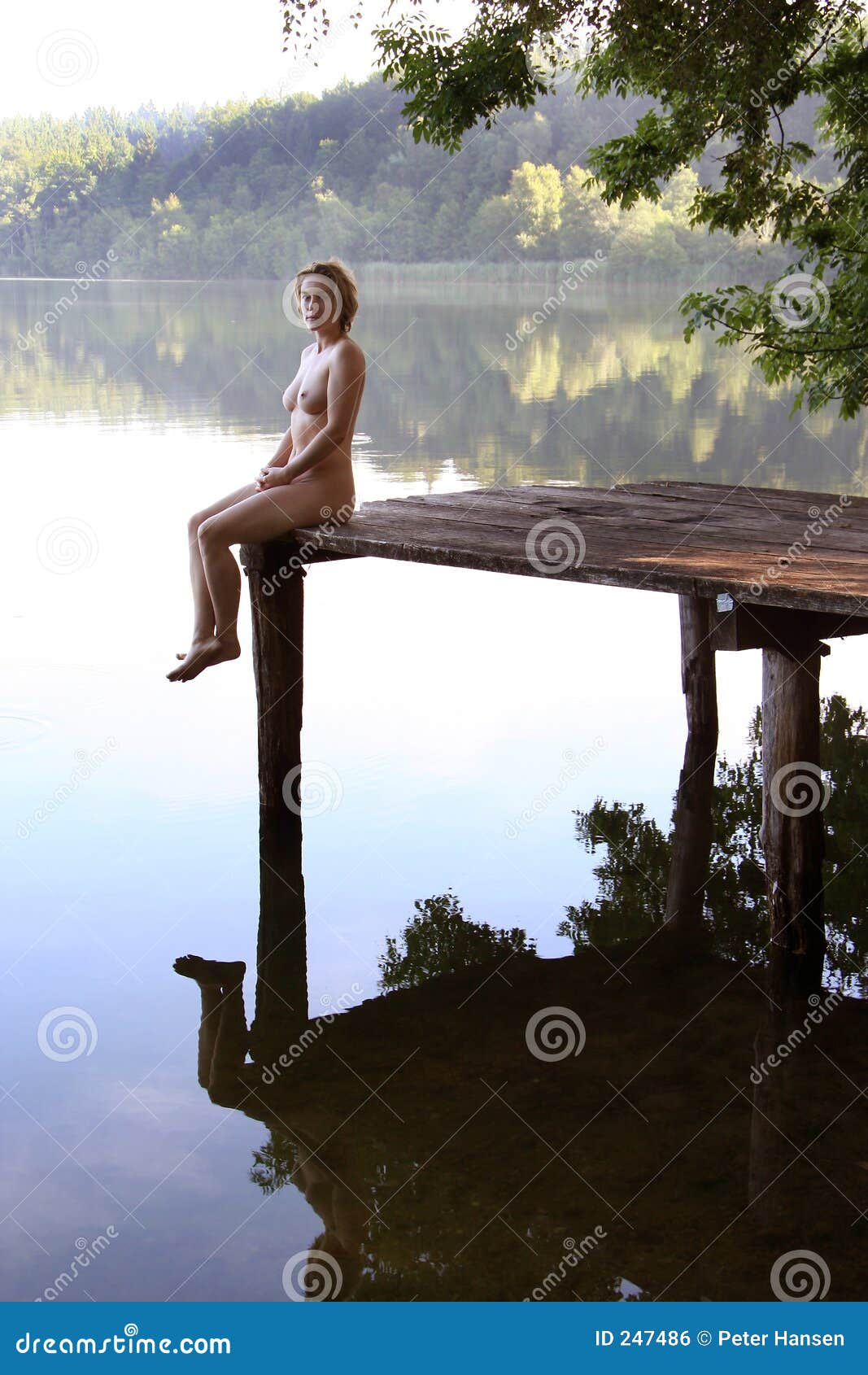 naked by the lake