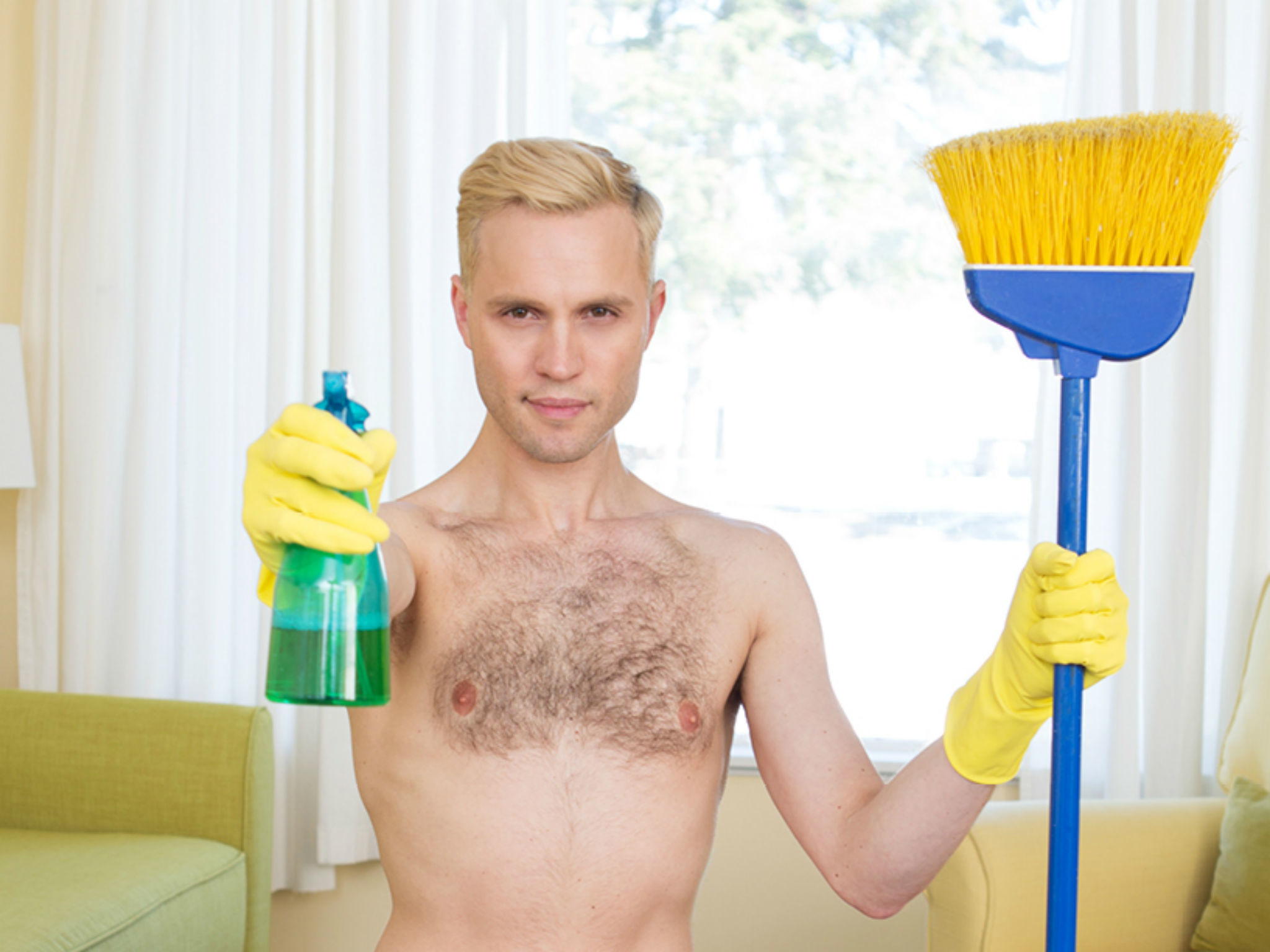 Naked House Cleaner rider igfap