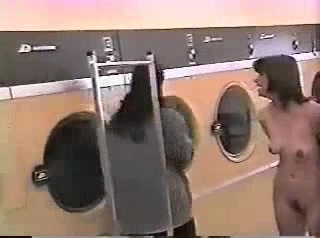 Best of Naked in laundromat