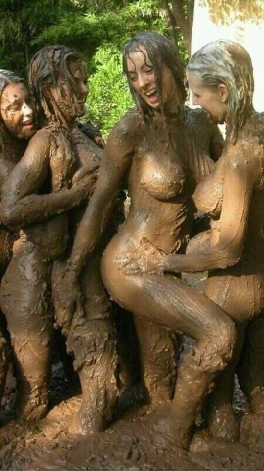 Best of Naked mud bath