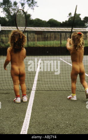 naked tennis