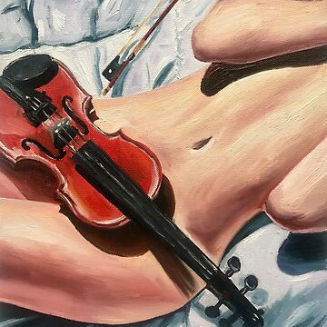 naked violin player