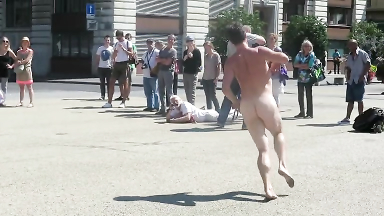 adrian derek foster recommends nude man in public pic