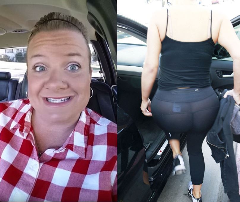 allison durante recommends Public See Thru Leggings