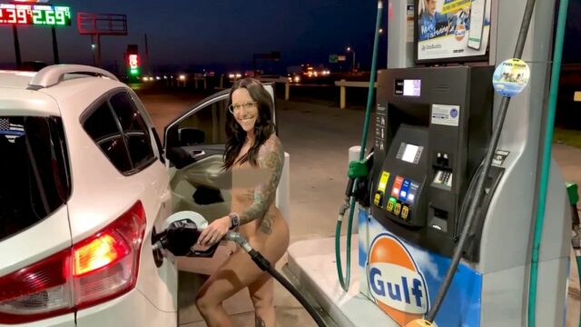 alex gooley recommends Pumping Gas Nude