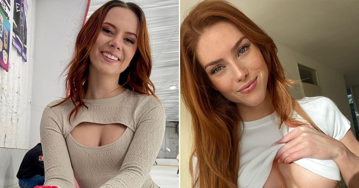 cree foster add red head with nice tits photo