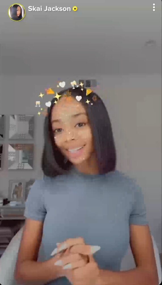 cassie miranda recommends skai jackson boobs pic