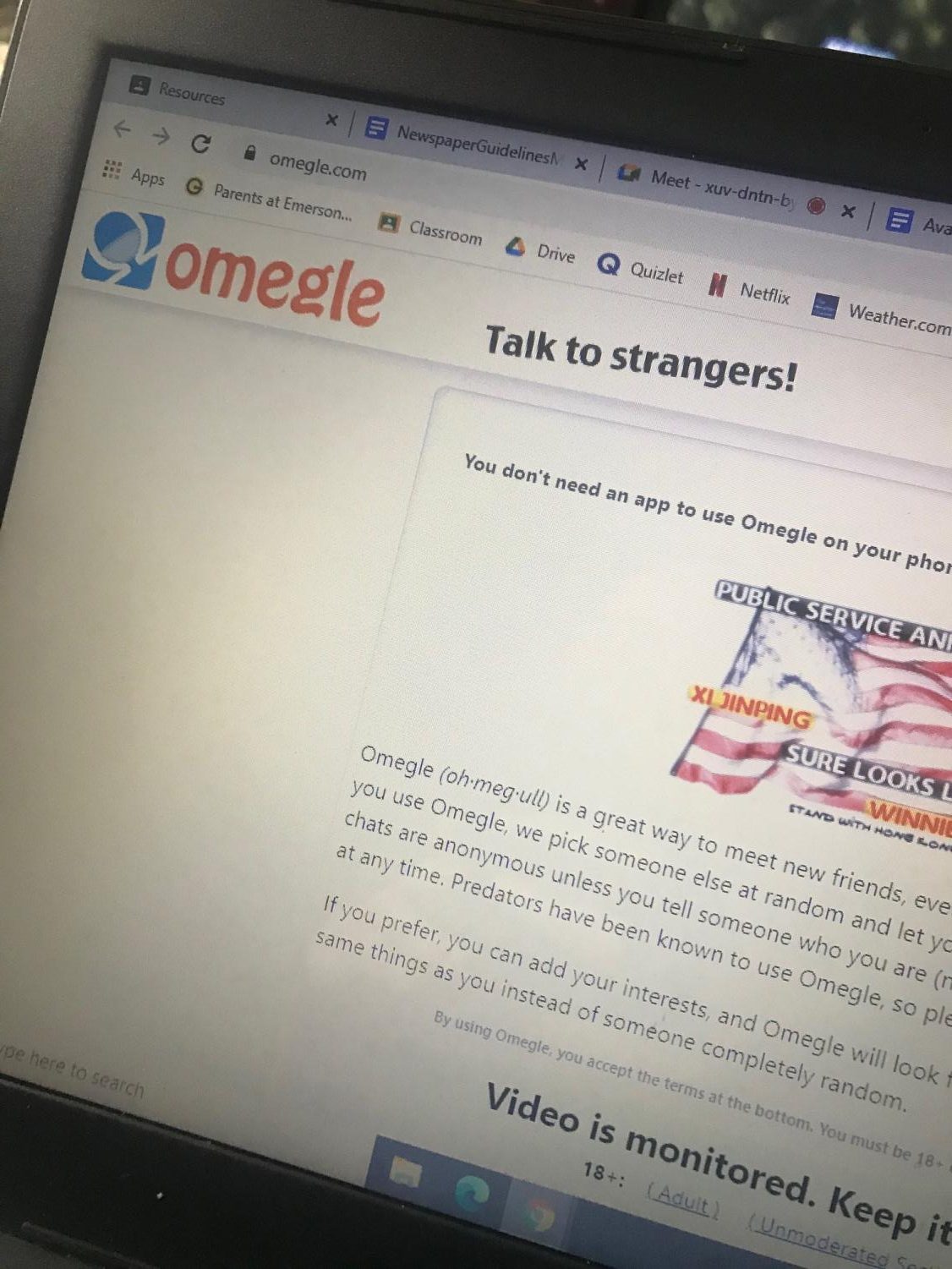 aey ja share teenager omegle photos